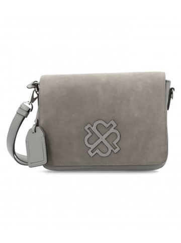 PICARD Leder-Umhängetasche "Donna" in Grau - (B)22 x (H)16 x (T)6 cm