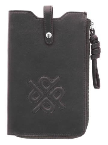 PICARD Leder-Handytasche "Donna" in Schwarz - (B)11 x (H)18 x (T)2 cm