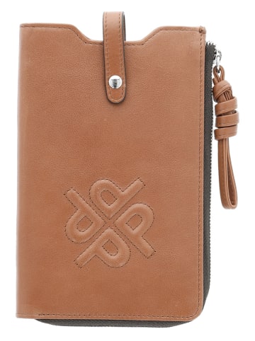 PICARD Leder-Handytasche "Donna" in Cognac - (B)11 x (H)18 x (T)2 cm