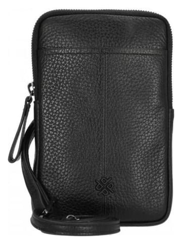 PICARD Leder-Handytasche "Match 1" in Schwarz - (B)13 x (H)19 x (T)2 cm