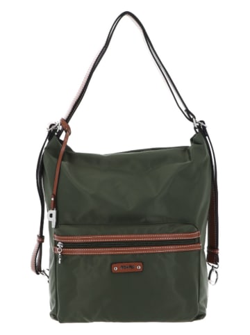 PICARD Schultertasche in Dunkelgrün - (B)34 x (H)36 x (T)10 cm