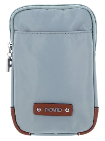 PICARD Handytasche in Hellblau - (B)12 x (H)18 x (T)1,5 cm