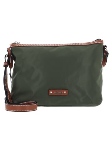PICARD Umhängetasche in Dunkelgrün - (B)29 x (H)20 x (T)8 cm