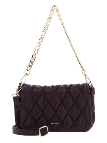 PICARD Schultertasche "Jolie" in Aubergine - (B)25 x (H)13,5 x (T)8 cm