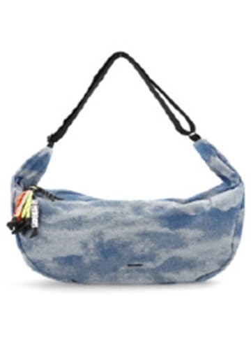 PICARD Schultertasche "Wrap" in Blau - (B)33 x (H)11 x (T)9,5 cm