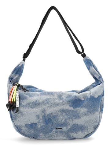 PICARD Schultertasche "Wrap" in Blau - (B)42 x (H)23 x (T)13,5 cm