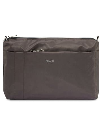 PICARD Kosmetiktasche "Switchbag" in Dunkelbraun - (B)26 x (H)16 x (T)5 cm