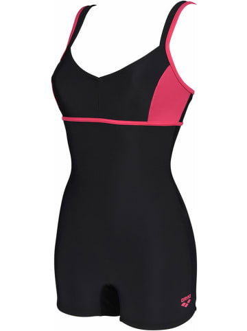 Arena Badeanzug "Venus" in Schwarz/ Pink