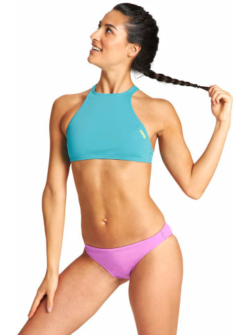 Arena Bikini-Oberteil in Türkis/ Gold