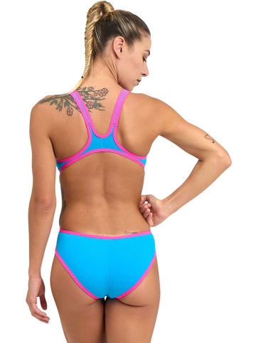 Arena Strój kąpielowy w kolorze błękitno-różowym