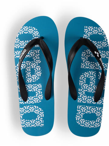 Arena Teenslippers blauw/zwart