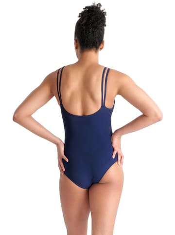 Arena Shape-Badeanzug "Betta" in Dunkelblau/ Pink