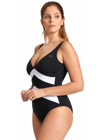 Arena Badeanzug in Schwarz/ Weiß