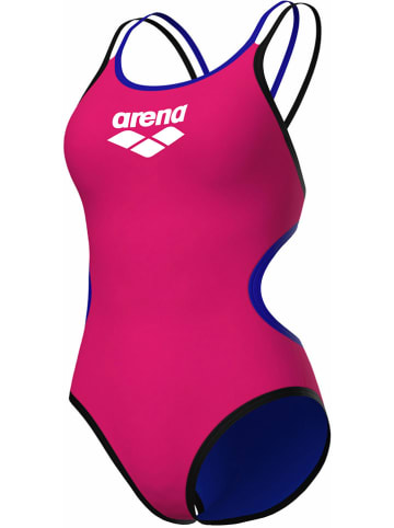 Arena Badeanzug in Pink/ Blau