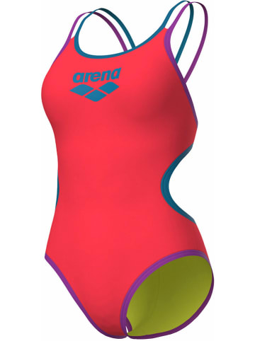 Arena Strój kąpielowy w kolorze różowo-żółtym