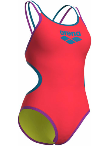 Arena Strój kąpielowy w kolorze różowo-żółtym