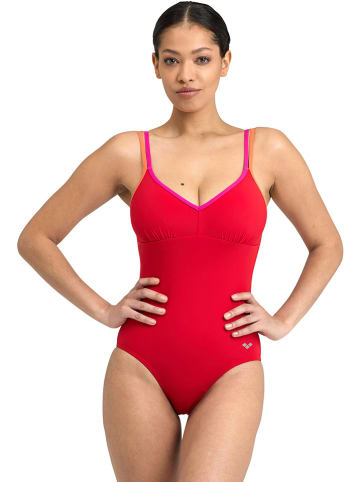 Arena Modelujący strój kąpielowy w kolorze czerwonym