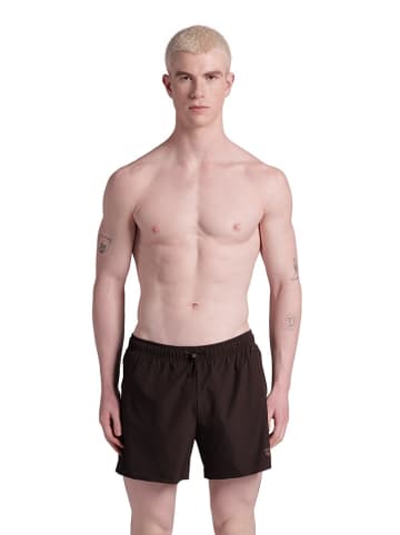 Arena Badeshorts in Dunkelbraun