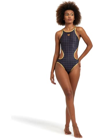 Arena Strój kąpielowy w kolorze czarno-złotym