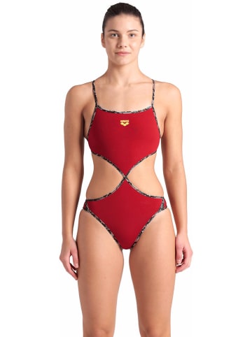 Arena Strój kąpielowy w kolorze czerwono-jasnoróżowym