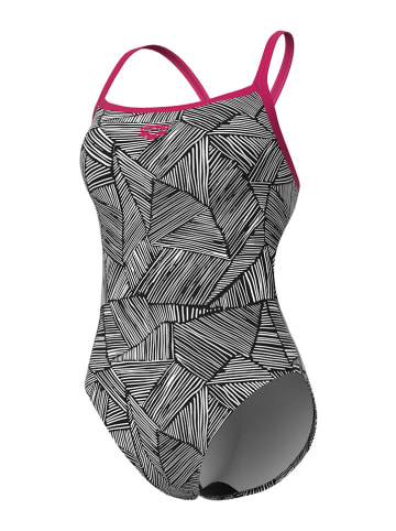 Arena Badpak zwart/wit/roze