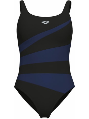 Arena Modelujący strój kąpielowy w kolorze czarno-granatowym