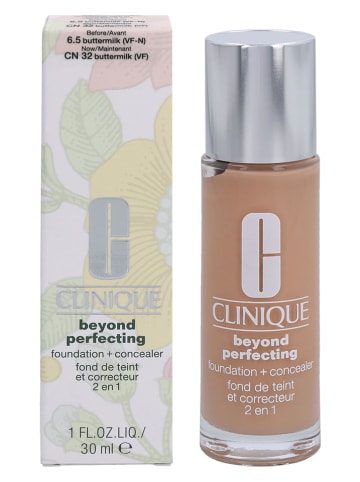 Clinique Foundation "Beyond Perfecting - CN32 Buttermilk", 30 ml