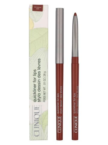 Clinique Lipliner "Quickliner For Lips - #02 Intense Cafe", 0,26 g