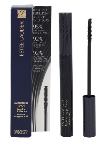 Estée Lauder Tusz do rzęs "Sumptuous Rebel - #01 Black" - 8 ml