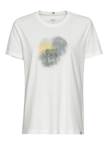 Camel Active Shirt in Weiß/ Gelb/ Grau