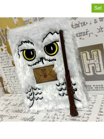 Thumbs Up 2-delige set: "Harry Potter - Hedwig Plush" wit