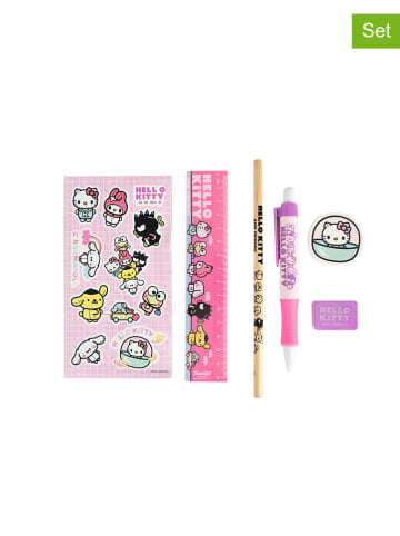 Thumbs Up 6tlg. Schreibwaren-Set "Sanrio Hello Kitty" in Rosa
