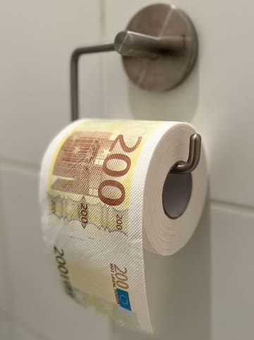 Thumbs Up Toilettenpapier "200 Euro" in Weiß/ Braun