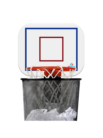 MAD MONKEY Afvalemmerbasketbalkorf "Mad Monky" wit
