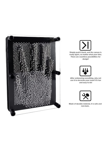 MAD MONKEY Tablica szpilkowa "Mad Monkey - Pin Art" w kolorze czarnym - 14+