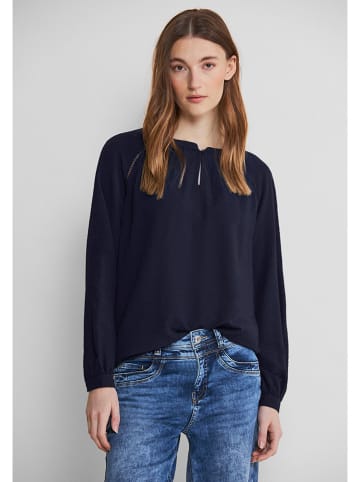 Street One Bluse in Dunkelblau
