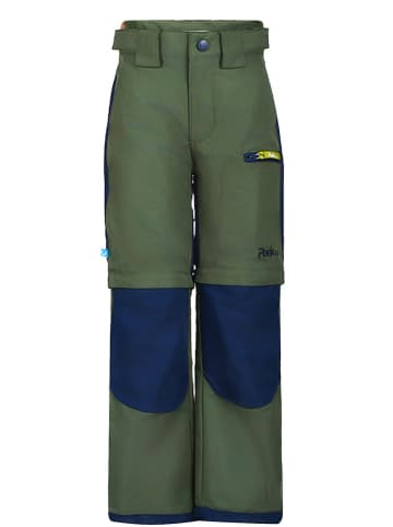 Peek U Afritstrekkingbroek "Terra" kaki/donkerblauw