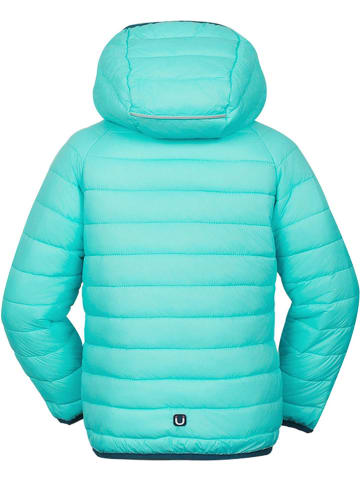Peek U All-season doorgestikte jas "Oceana" turquoise