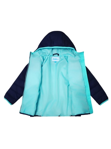 Peek U Ganzjahres-Steppjacke "Prim" in Türkis/ Dunkelblau