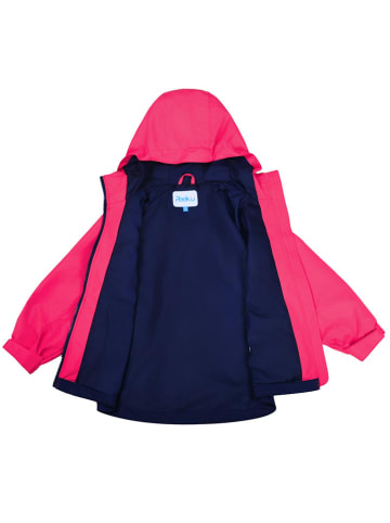 Peek U Regenjas "Hazel" roze/donkerblauw