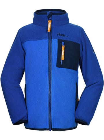 Peek U Fleece vest "Wave" blauw