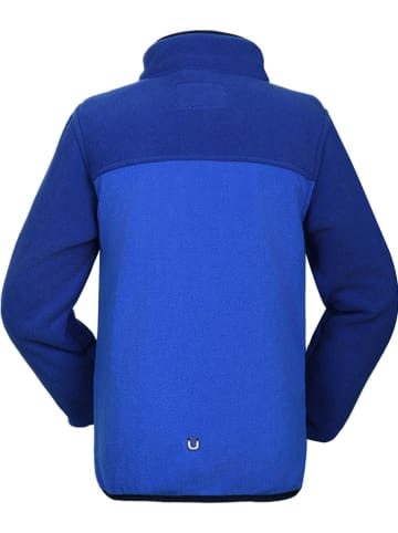 Peek U Fleece vest "Wave" blauw