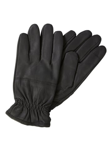 Camel Active Leder-Handschuhe in Schwarz