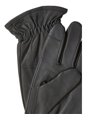 Camel Active Leder-Handschuhe in Schwarz