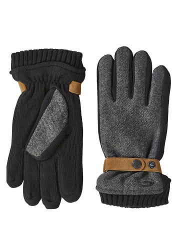 Camel Active Rękawiczki w kolorze czarno-szarym