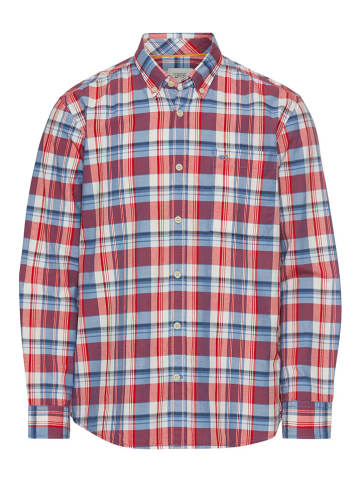 Camel Active Hemd in Rot/ Hellblau