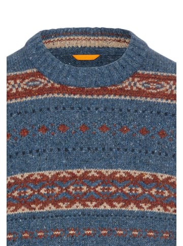 Camel Active Pullover in Blau/ Rot