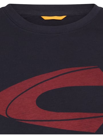 Camel Active Shirt in Dunkelblau/ Rot