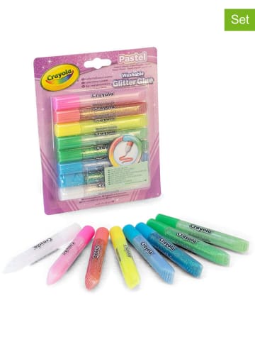 Crayola Kleje brokatowe (8 szt.) - 3+
