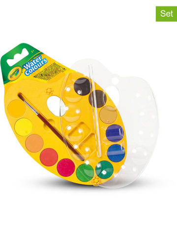 Crayola 12er-Set: Aquarellfarben - ab 3 Jahren